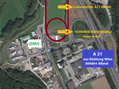 Abstellplatz - geeignet für: Anhänger - Niederösterreich - Caravanpark A21 / Alland